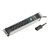 Bachmann Alu 1,5he 6xiec 1xschalter 2,0m Iec