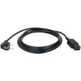 Bachmann, Cable De Alimentación H05vv-F 3g0,75mm² Sw, 2,0m, Tipo 30 35 C13