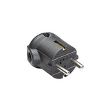Bachmann Clavija Schuko Negro Resistente A Roturas Montable Ip 20 Winkel