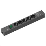 Bachmann Connect Line 5x Contacto De Protección, Interruptor Usb A&C 22w, Negro