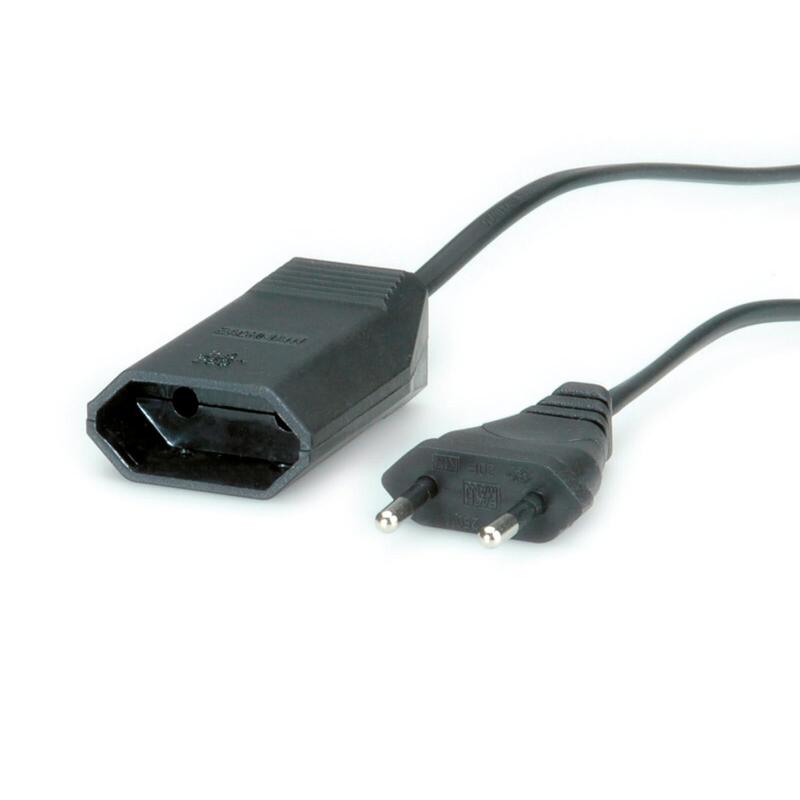 Bachmann Euro-Verlngerung 230v 2,5a Schwarz 2m