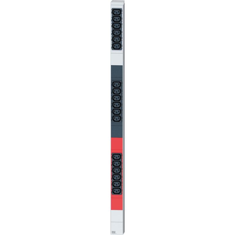 Bachmann It Pdu Alu 1he 18x C13 Anschlussstecker Cee 3l+N+Pe 16a