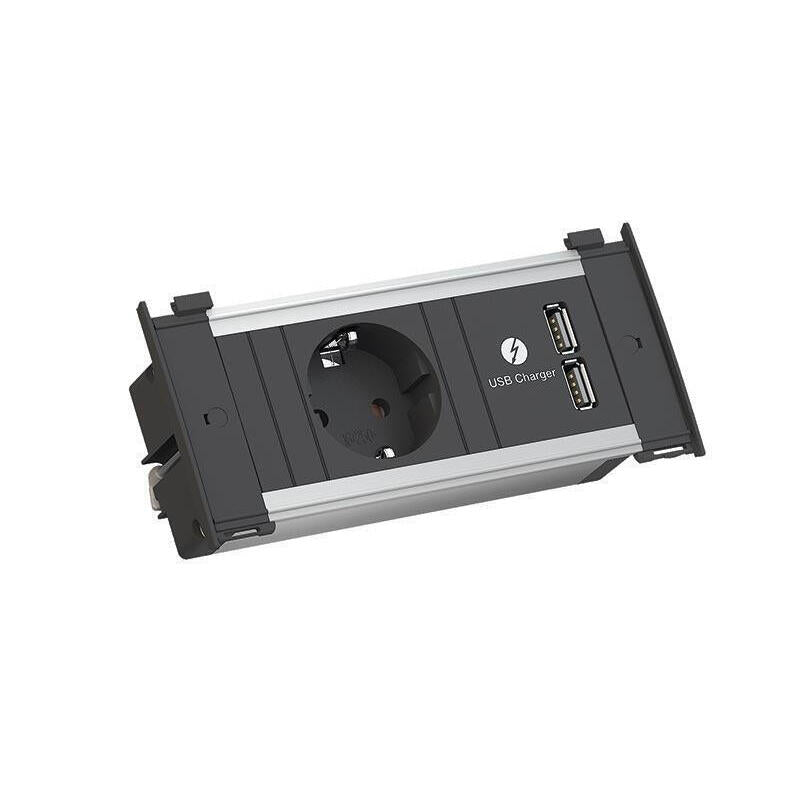 Bachmann Kapsa Xs 1xcee7/3 2xusb Charger, 0,2m Gst18
