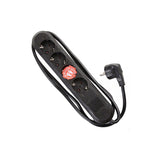 Bachmann Regleta Smart 4 Tomas, Negro 1,5m Sin Interruptor