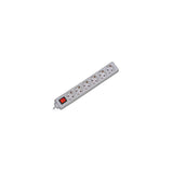 Bachmann Smart 6xcee7/3 Blanco 1xschalter Corriente 3,0m Cee7/7