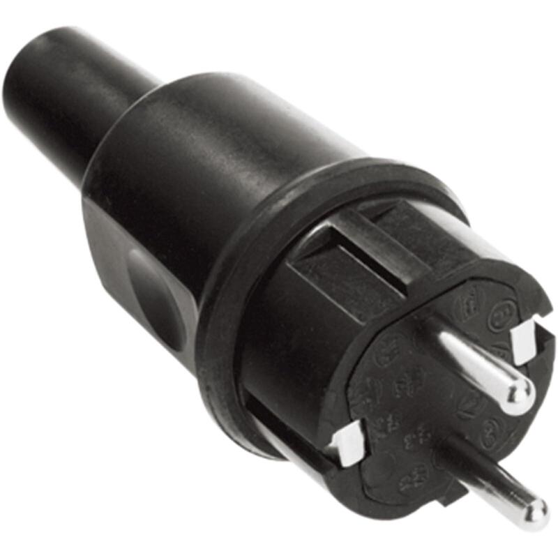 Bachmann Vollgummistecker Schwarz Typ442