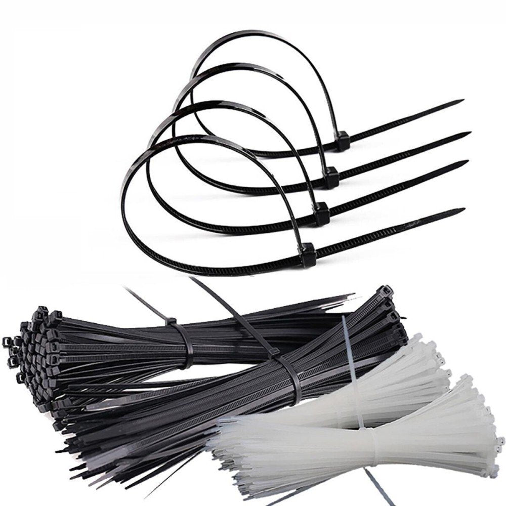 Bridas Techly 200 X 2.5mm Presilla Nylon Negro 100 Pieza(S)