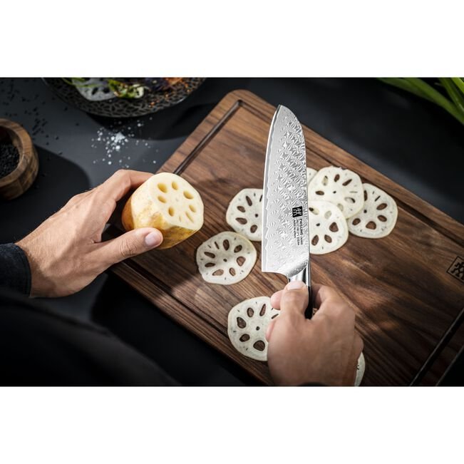 Cuchillo Zwilling Tanrei Santoku 18 Cm Acero Inoxidable Santoku