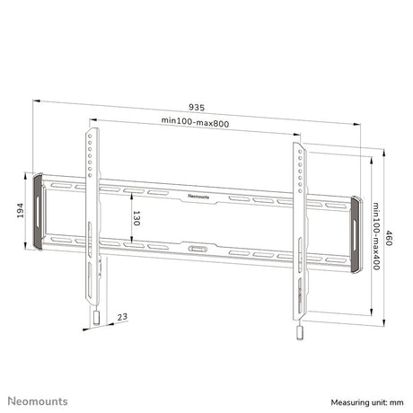 EAN 8717371448660 - Neomounts WL30-550BL18 soporte para TV 2,18 m (86") Negro imagen 16