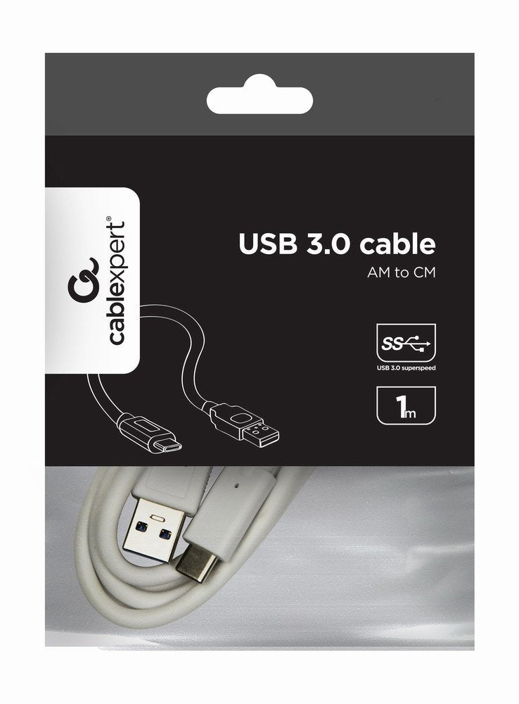 EAN 8716309097499 - Gembird CCP-USB3-AMCM-1M-W cable USB USB 3.2 Gen 1 (3.1 Gen 1) USB A USB C Blanco imagen 2