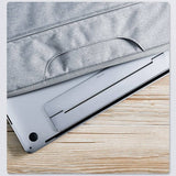 Baseus Self-Adhesive Aluminum Laptop Stand Slim And Thin Silver Suzc-0s