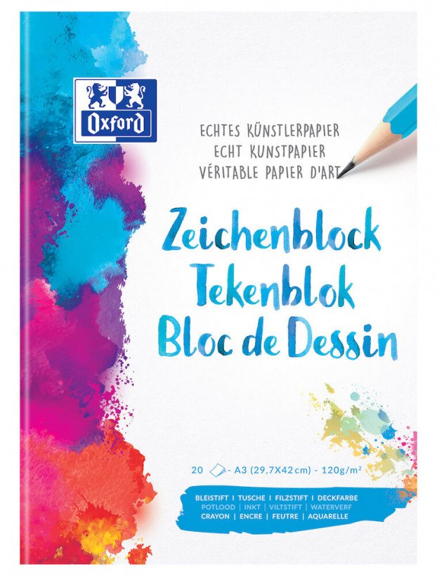 Oxford Canson - Notizbuck - Geheftet - A3 (297 X 420