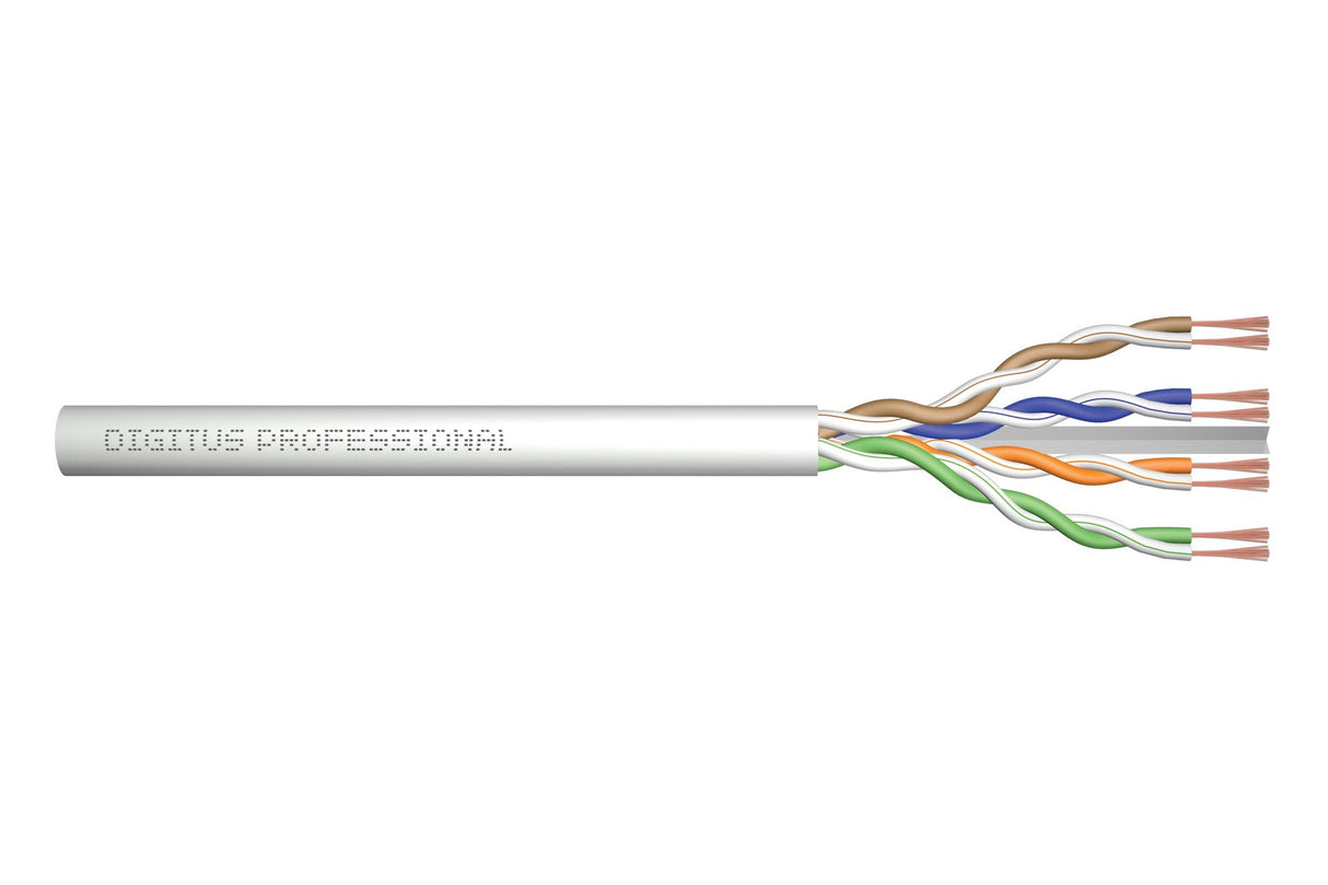 Bobina Cat 6a U-Utp  100m Flexible Gris Awg26/7 Lszh
