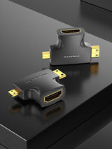 EAN 6922794748064 - Vention AGFB0 cambiador de género para cable Mini HDMI, Micro HDMI Negro imagen 4