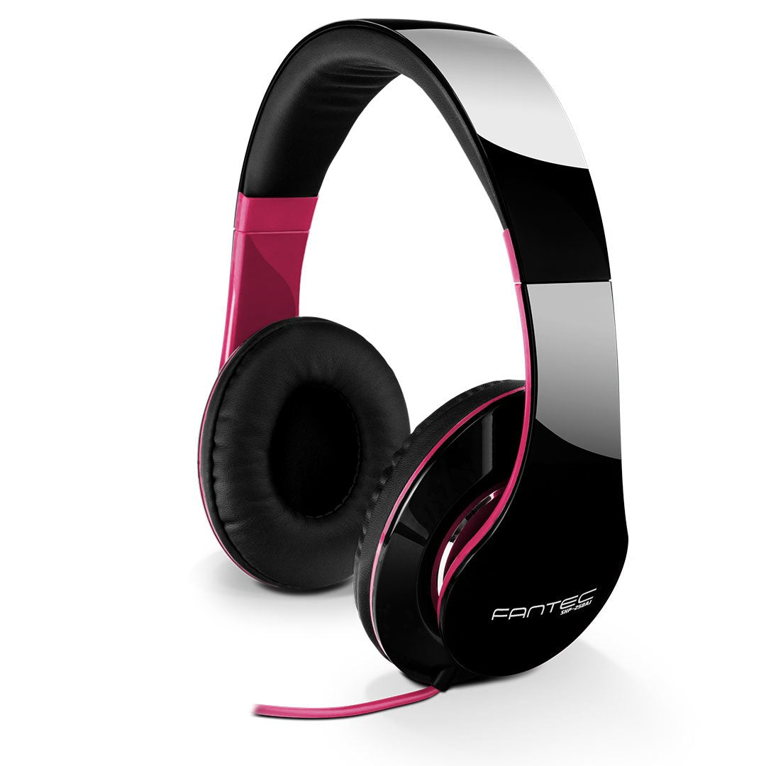 Fantec Shp-250aj Auriculares Diadema Negro, Rosa