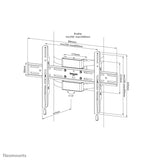 Neomounts By Newstar Select Neomounts Soporte De Tv Para Columna 40"-75" 1tft Negro Max.50kg