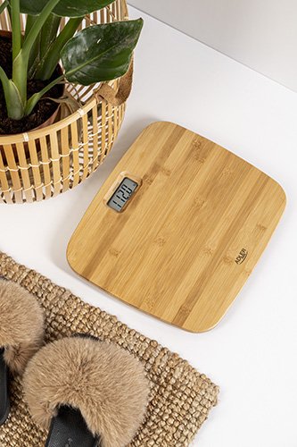 Adler Ad 8173 Báscula Electrónica De Baño Plaza Bamboo