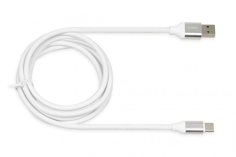 I-Box Cable Usb Type-C 3a , 1,5m Blanco