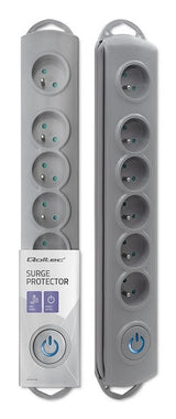 EAN 5901878501994 - Qoltec 50199 base múltiple 5 m 6 salidas AC Interior Gris imagen 1