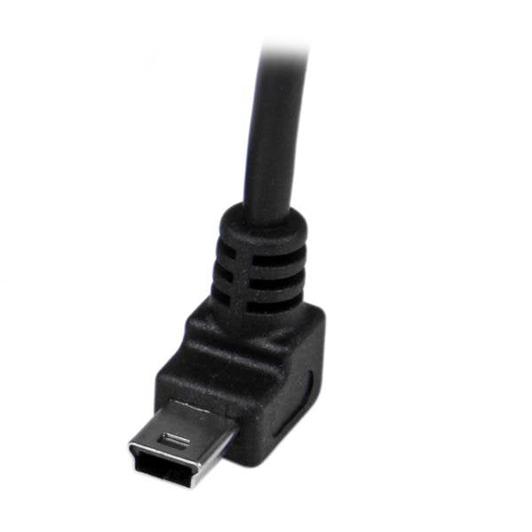 Startech Cable Usb A Mini Usb Acodado En Angulo Hacia Arriba 1m Negro Usbamb1mu