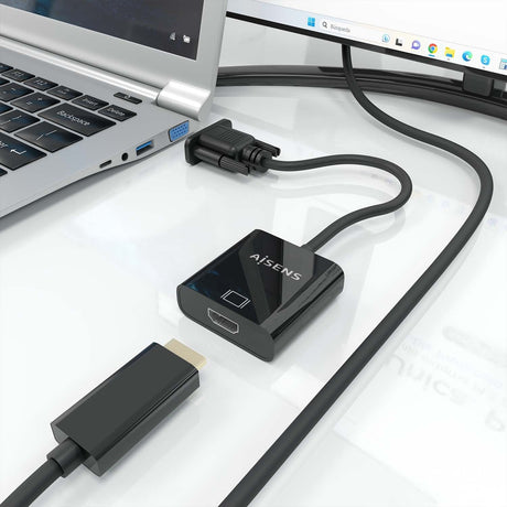 EAN 8435739901601 - AISENS A115-0873 adaptador de cable de vídeo 0,2 m HDMI + 3.5mm + Micro-USB Type-B VGA (D-Sub) imagen 6