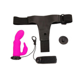 Baile Arnés Con Dildo Púrpura 15 Cm