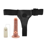 Baile Arnés Con Dildo Y Control Remoto 18 Cm