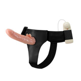 Baile Arnés Con Dildo Y Control Remoto 18 Cm