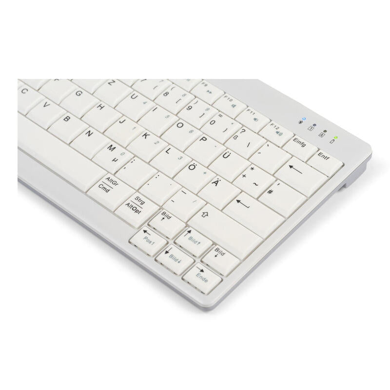 Bakkerelkhuizen Ultraboard 950 V2 Teclado Hogar Usb + Bluetooth Qwerty Inglés Del Reino Unido Gris Oscuro, Gris Claro