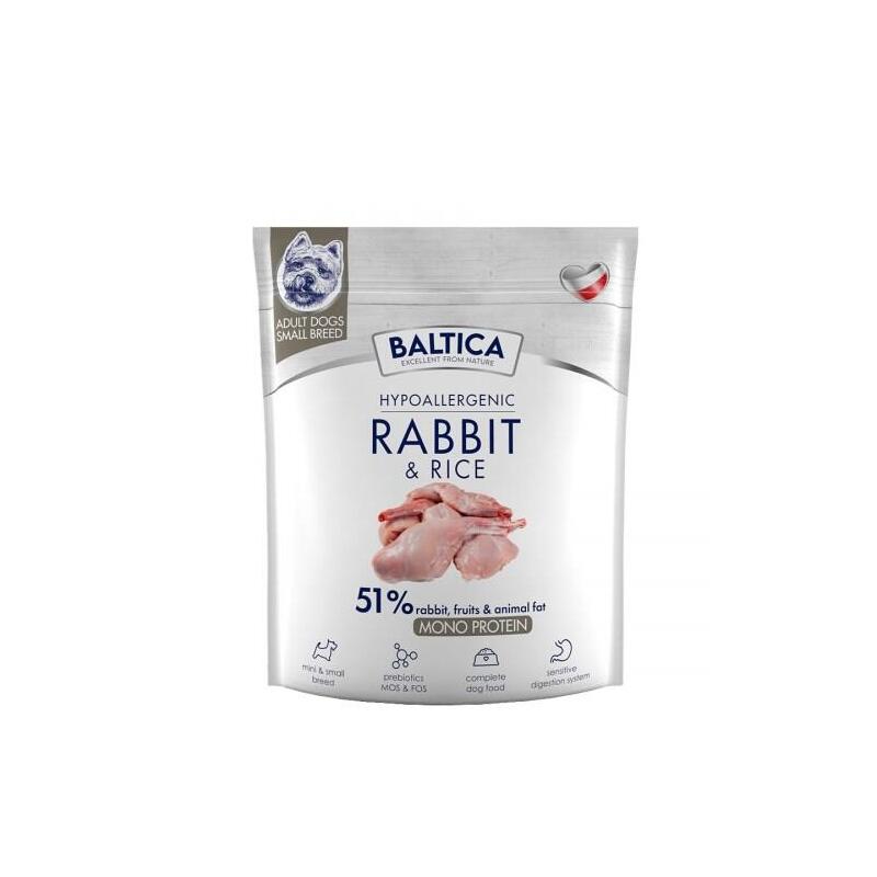 Baltica Nutraceutic Hypoallergenic Rabbit & Rice Xs / S 1kg