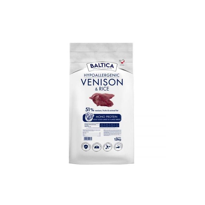 Baltica Nutraceutic Hypoallergenic Venison & Rice L / Xl 12kg