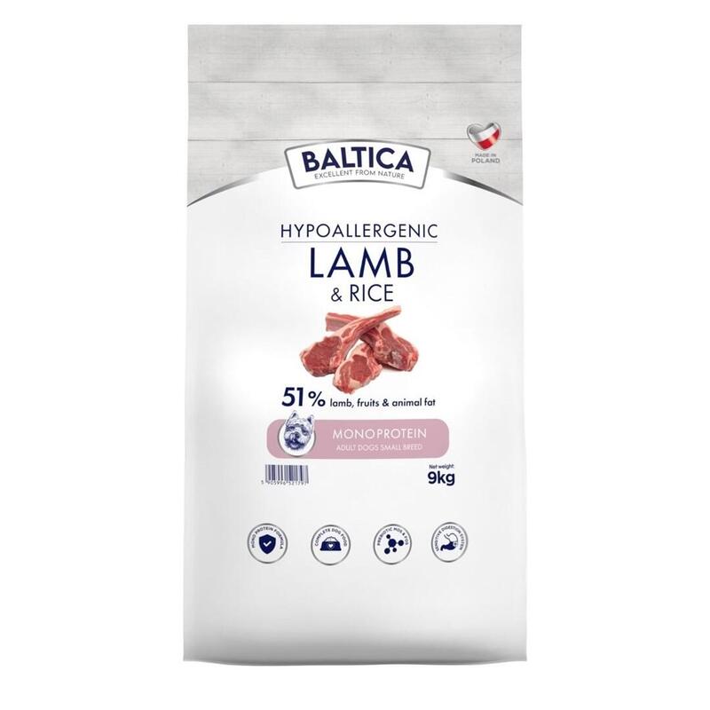 Baltica Nutraceutic Lamb With Rice Small Breed Mono - Alimento Seco Para Perros - 9kg