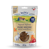 Baltica Przysmaki Regionów Tiras De Carne Conejo Con Zanahoria  Premio Para Perros  90 G