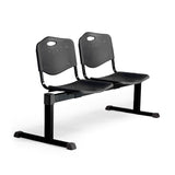 Piqueras Y Crespo Nowy Styl Bancada Iso Plastic 2 Plazas Pvc Color Negro