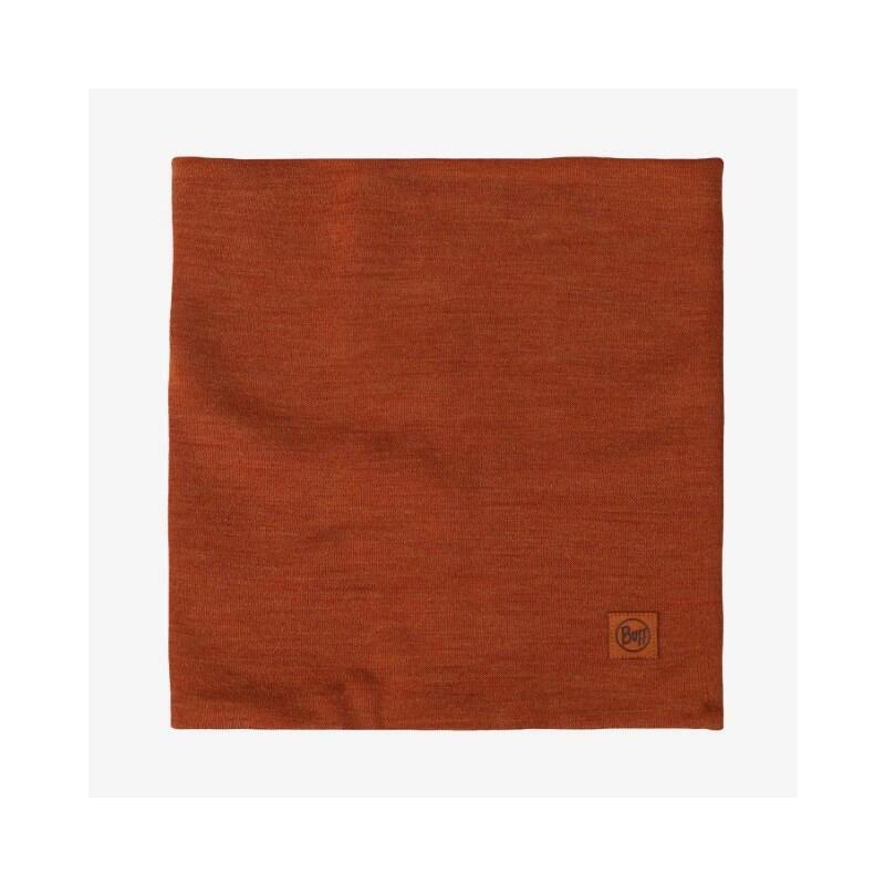 Bandana Buff Merino Heavyweight Neck Warmer Solid Cinnamon