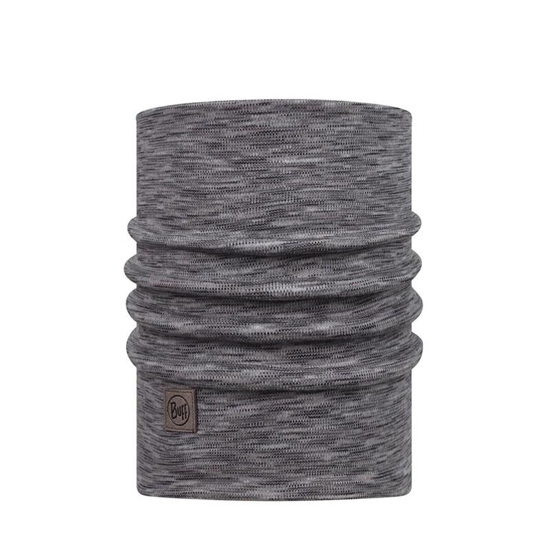 Bandana Buff Merino Heavyweight Neck Warmermultistripes Fog Grey