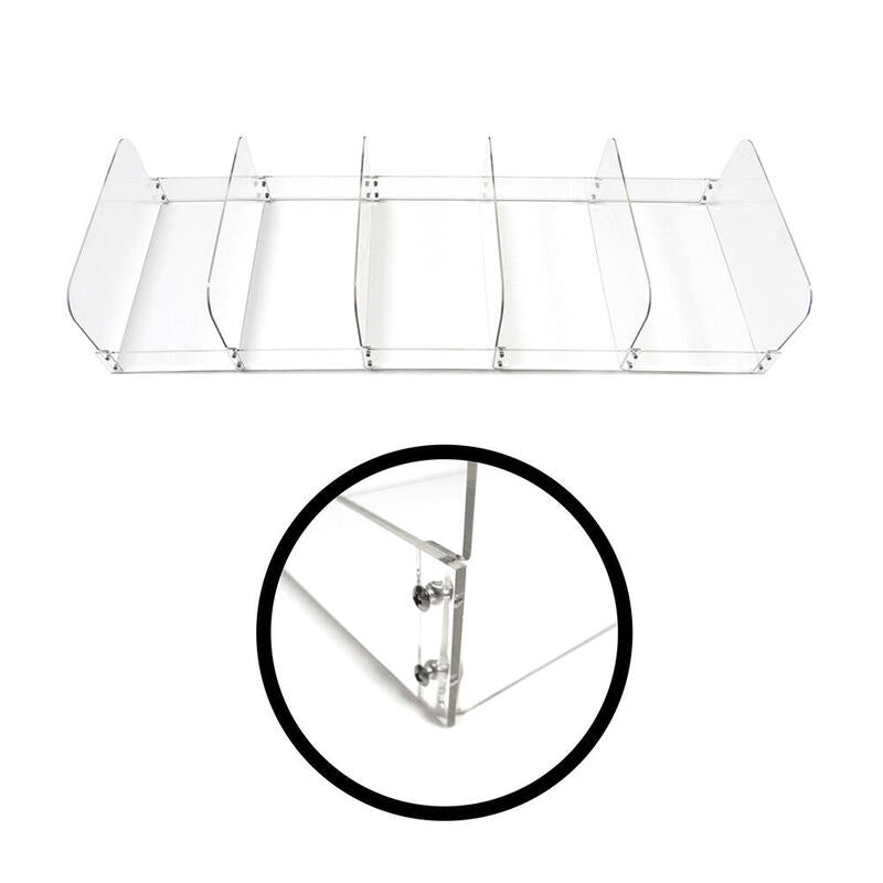 Bandeja De Metacrilato Para Expositores 89x28x15cm Edm