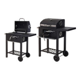 Barbacoa De Carbon Con Tapa 96xd36xl48,5cm