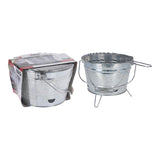 Barbacoa De Zinc Modelo Barril Ø27cm Bbq