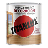 Barniz Sintético Decoración Satinado Nogal 750ml Titanlux M11100334