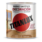 Barniz Sintético Decoración Satinado Teca 250ml Titanlux M11100914