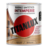 Barniz Sintético Intemperie Brillante Incoloro 4l Titanlux M14100004