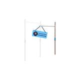 Barra De Gimnasia Hudora Barra Doble Extensible Vario, Equipamiento De Fitness Azul/Beige 64006