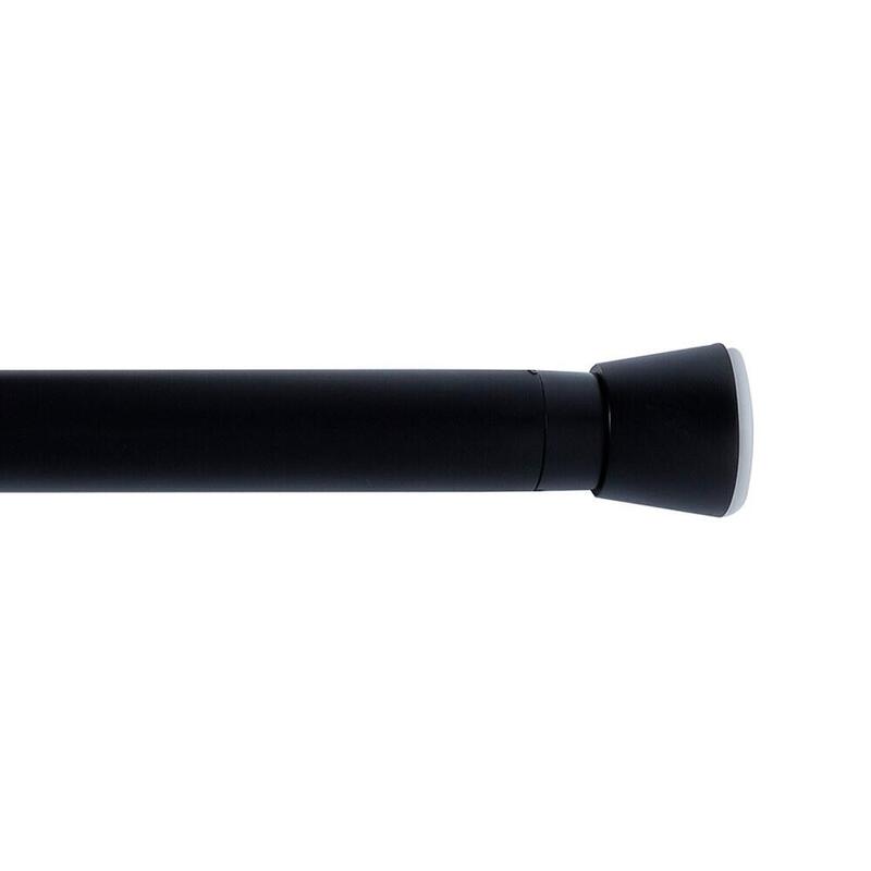 Barra Extensible Multiuso A Presión Sin Taladro, Negra, Ø2,8 - 2,5 X 50 - 80 Cm
