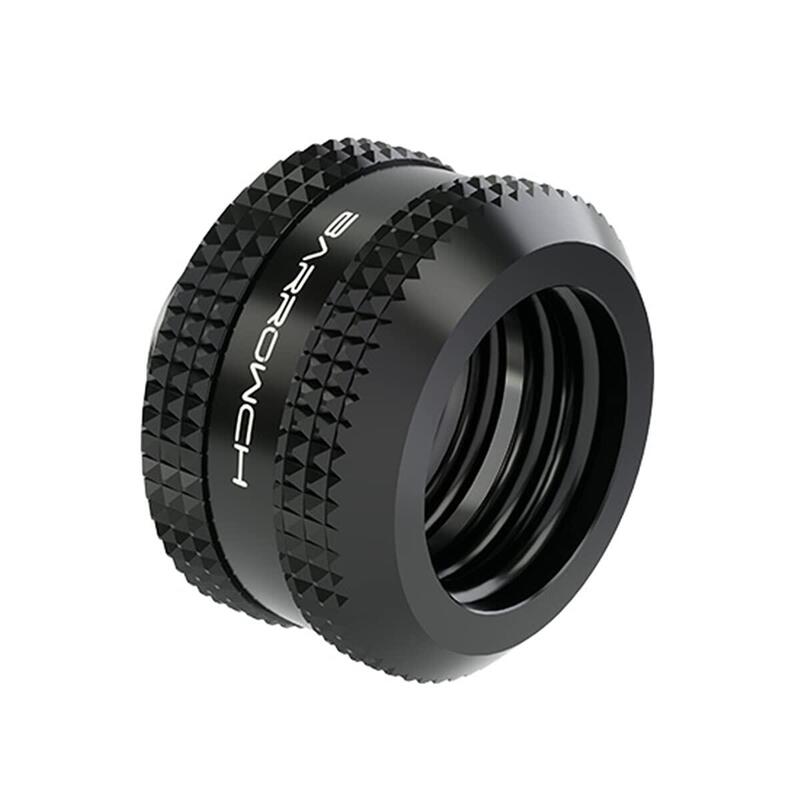 Barrow Hardtube Fitting 14mm, G1 4-Pulgadas Conexión - Negro