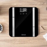 Báscula De Baño Cecotec Surface Precision 9450 Full Healthy Análisis Corporal Hasta 180kg Negra Y Blanca