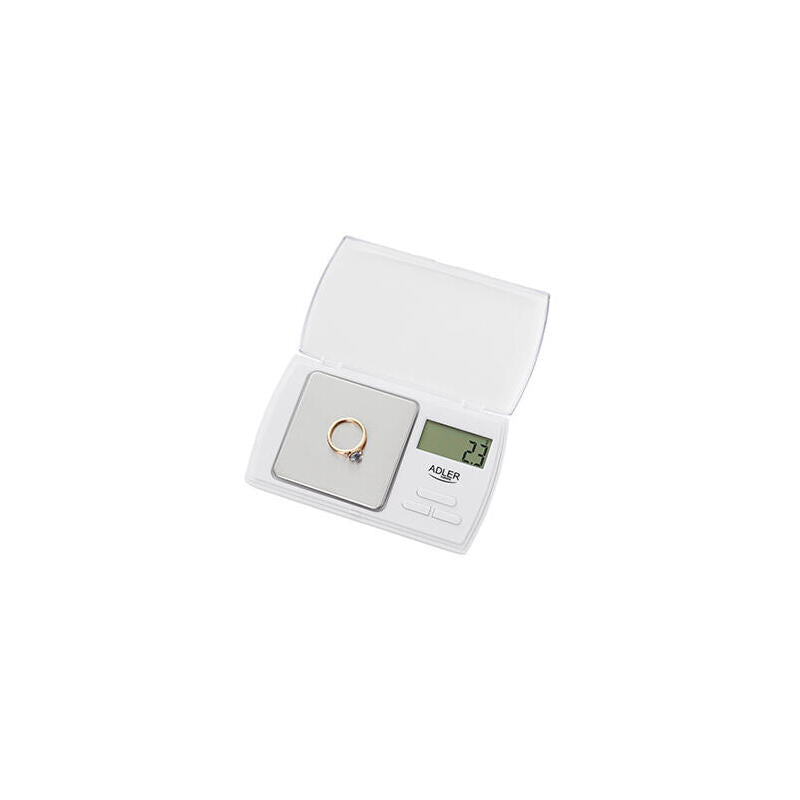 Báscula De Cocina Adler Ad 3161 Electrónica Rectángulo Blanco
