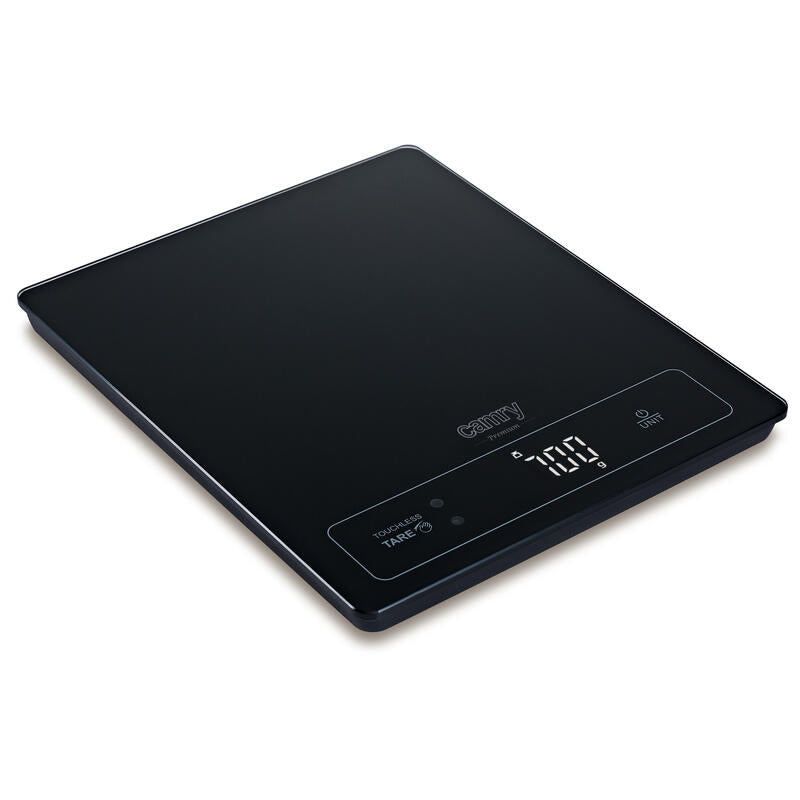 Báscula De Cocina Camry Cr 3175, Hasta 15 Kg, Pantalla Led, Negra