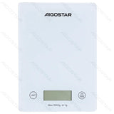 Bascula De Cocina De 5 Kg Blanco Aigostar