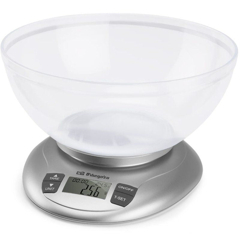 Báscula De Cocina Electrónica Orbegozo Pc 2017 A Hasta 3.5kg Plata